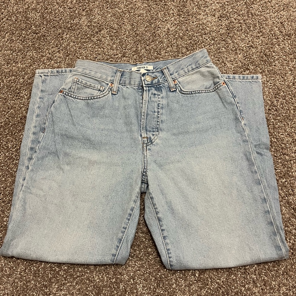 forever21 high rise jeans
